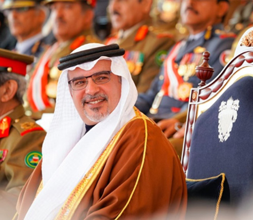 Bahrain’s Deputy King Attends Isa Royal Military College Graduation 