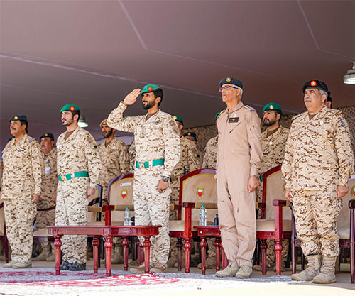 Bahrain’s Royal Guard Commander Attends Final Phase of Sky Warriors 2 Joint Air Exercise