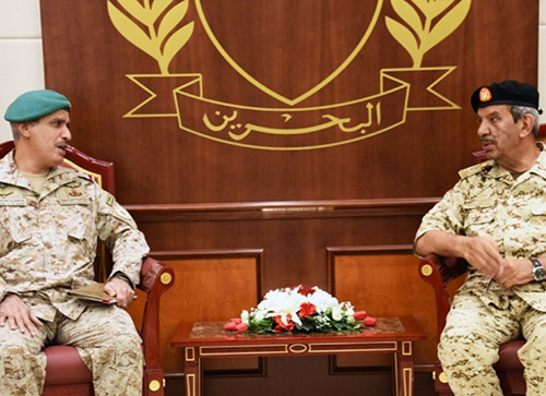 Bahrain Defense Chief Receives Peninsula Shield Force Commander