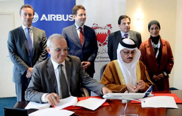 Bahrain’s Transportation Ministry, Airbus Middle East Sign MoU