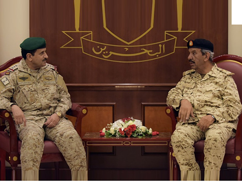 Bahrain’s Defense Chief Receives GCC Military Commander | Al Defaiya