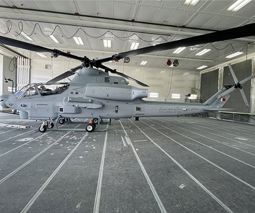 Bell Completes 1st Bahrain AH-1Z Viper Attack Helicopter
