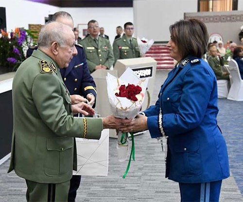 Chief of Algerian Army Staff Presides Over Ceremony to Celebrate International Women’s Day