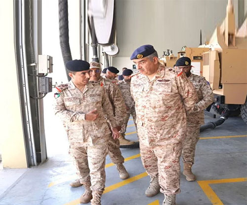 Chief of Kuwait’s Army Staff Inspects Two Brigades