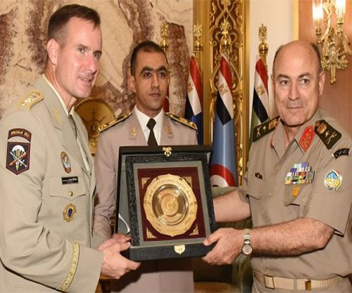 Chief of Staff of Egyptian Armed Forces Receives Chief of Czech General Staff