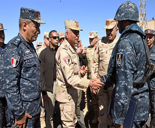 Commander-in-Chief of Egyptian Armed Forces Inspects Red Sea Naval Base 