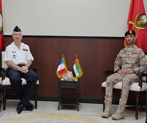 Commander of UAE Land Forces Receives French DGA, US Land Forces Officials
