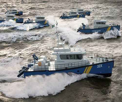 Damen Shipyards Builds Seven Carbon Fiber Patrol Vessels for Swedish Coast Guard