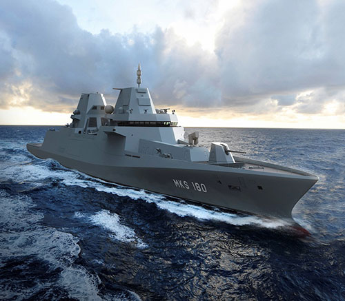 Damen to Build Four MKS-180 Frigates for German Navy 