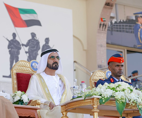Dubai Ruler Attends Graduation of Khalifa bin Zayed Air College
