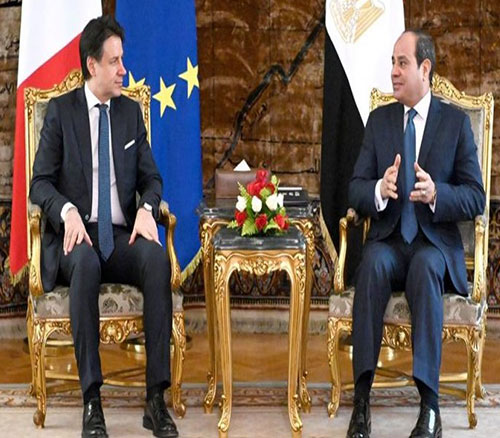 Egypt, Italy Discuss Economic, Military Cooperation