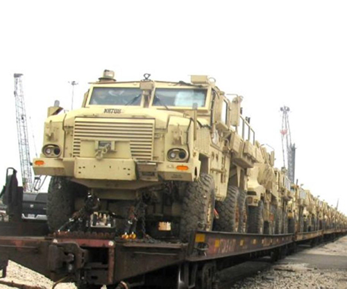Egypt Receives 101 MRAP Armored Vehicles from US 