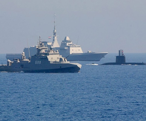 Egyptian, American Naval Forces Conduct Joint Drills in Red Sea 