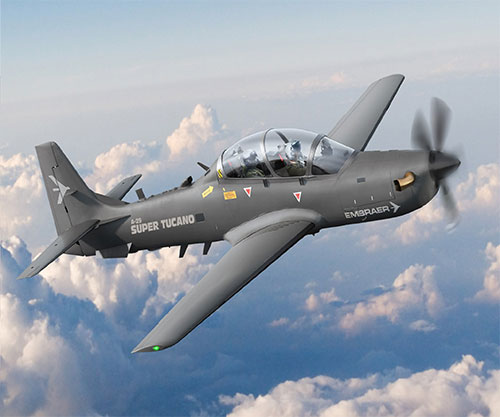 Embraer Concludes 2024 with Two Orders for Ten A-29 Super Tucano Aircraft 