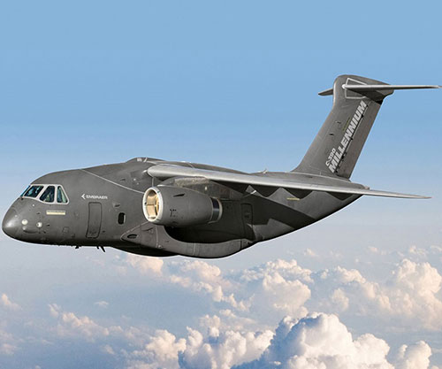Embraer Showcases C-390 Millennium Aircraft for First Time at Air Power in Austria