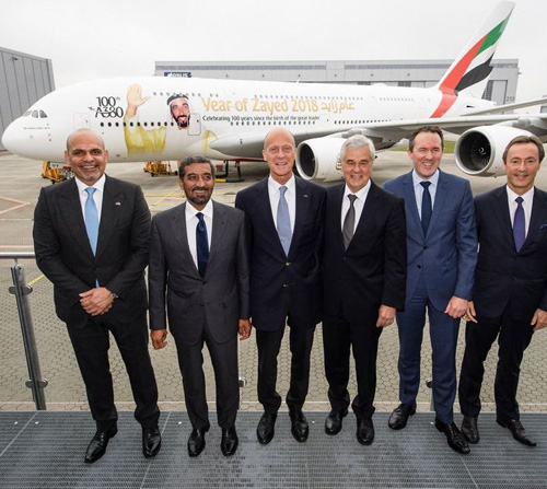 Emirates Receives 100th A380 Aircraft