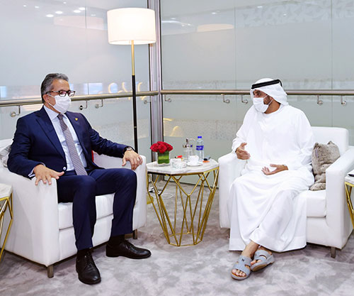 Emirates Receives Egyptian Government Delegation at Arabian Travel Market