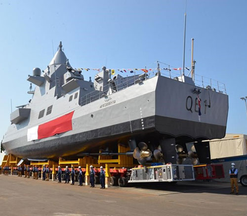 Fincantieri Launches First Patrol Vessel for Qatar