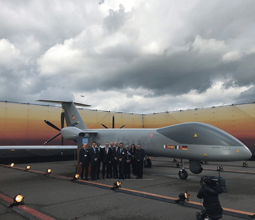 First Full Scale Model of European MALE RPAS Unveiled 