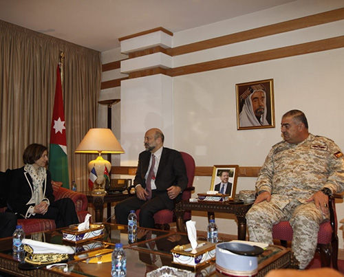 French Minister of the Armed Forces Visits Jordan