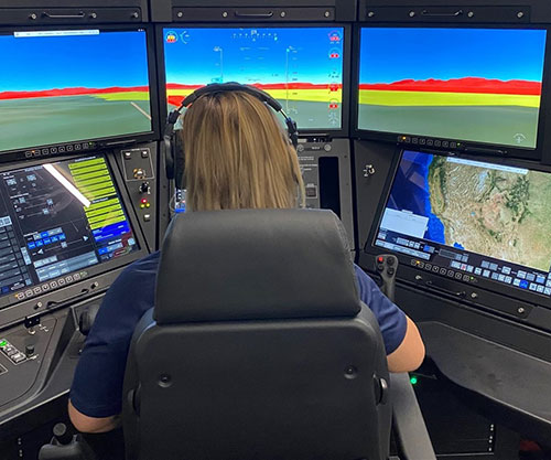 GA-ASI Welcomes New SkyGuardian Mission Trainer to Flight Test & Training Center 