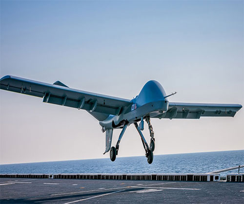 General Atomics Gray Eagle STOL Makes First Flight from Ship to Land