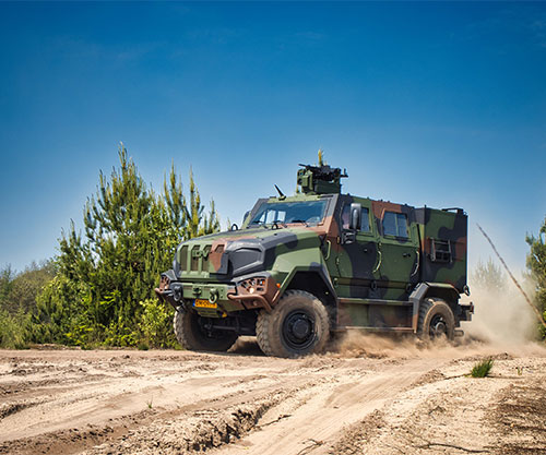 IDV Delivers First MTV “12kN” Vehicle to Dutch Armed Forces