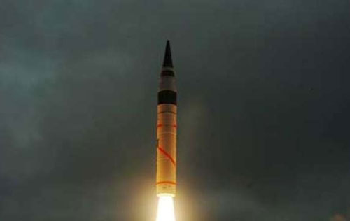 India Test Fires Nuclear-Capable Agni-I Ballistic Missile