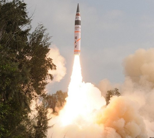 India Test-Fires Nuclear-Capable Agni-I Ballistic Missile