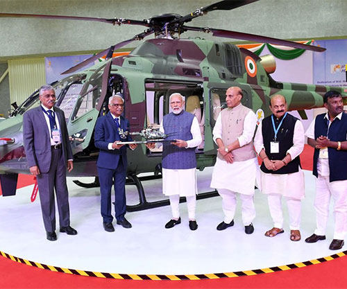 Indian Prime Minister Unveils Country’s Biggest Helicopter Manufacturing Facility 