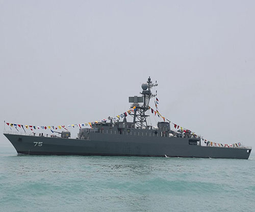 Iran Launches New Destroyer, Minesweeper Warship