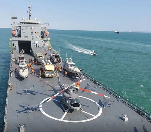 Iranian Navy Receives New Ocean-Going Multifunctional Warship 