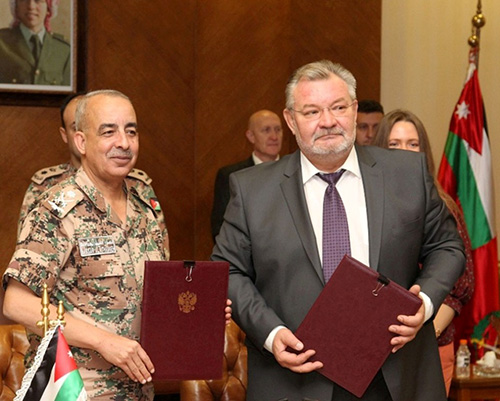 Jordan, Russia Sign Military Cooperation Memorandum