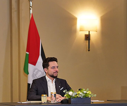 Jordan’s Crown Prince Briefed on Efforts to Enhance Cybersecurity
