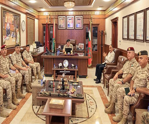 Jordanian Army Chief Visits King Abdullah II Special Operations Training Center