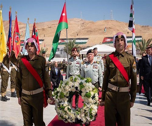 Jordanian King Attends Armed Forces Ceremony Marking 57th Anniversary of Al Karamah Battle