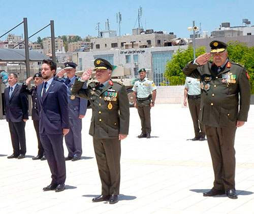 Jordanian King Attends Armed Forces Ceremony Marking Accession to the Throne 