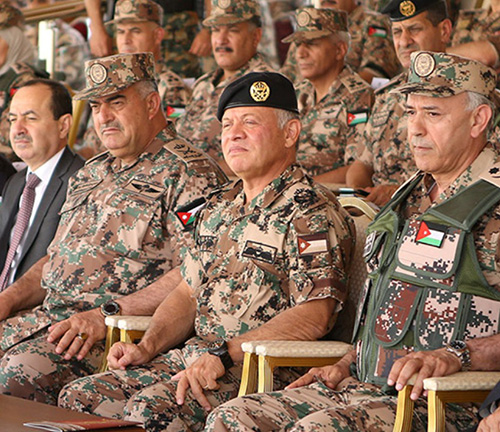Jordanian King Attends Medical Evacuation Drill 