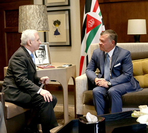 Jordanian King Receives Two U.S. Military Delegations