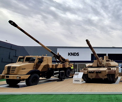 KNDS France Presents Leclerc Main Battle Tank, CAESAR, RAPIDFire at IDEX 2025