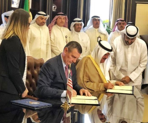 Kuwait, US Sign Memo of Cooperation in Aviation Security