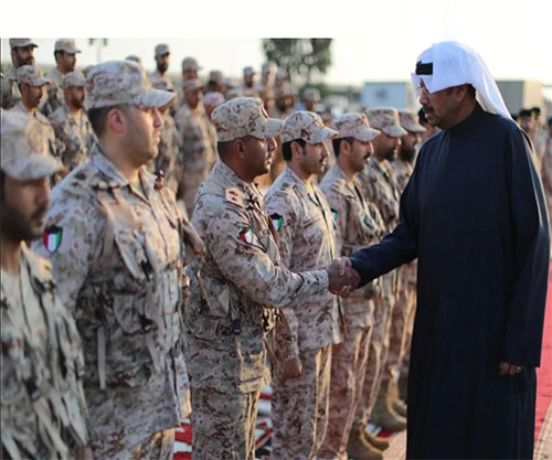 Kuwait’s Defense Minister Visits Wajib Mubarak Force