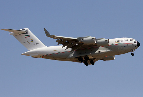 Kuwait Requests Continuation of C-17 Logistics Support 