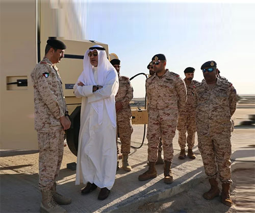 Kuwait’s Defense Minister Visits Air Force Military Sites