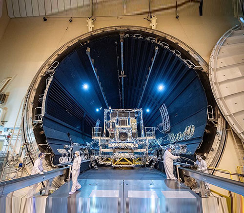LM 2100™ SBIRS Missile Warning Satellite Completes Thermal Vacuum Testing