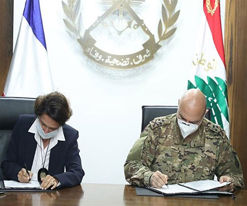 Lebanon, France Sign 3 Military Cooperation Projects