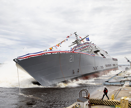 Lockheed Martin-Led Team Launches Littoral Combat Ship 21 
