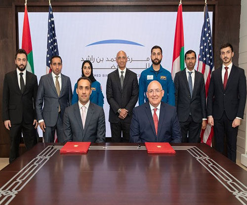 MBRSC, Axiom Space Sign Agreement for UAE Astronaut to Fly on the ISS in 2023