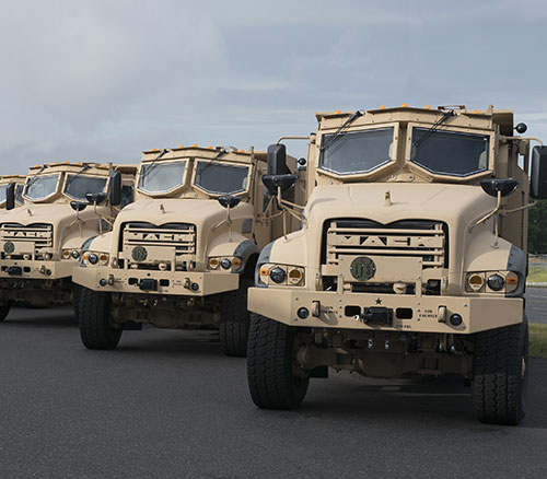 Mack Defense Starts Production Test of U.S. Army’s Armored Heavy Dump Trucks