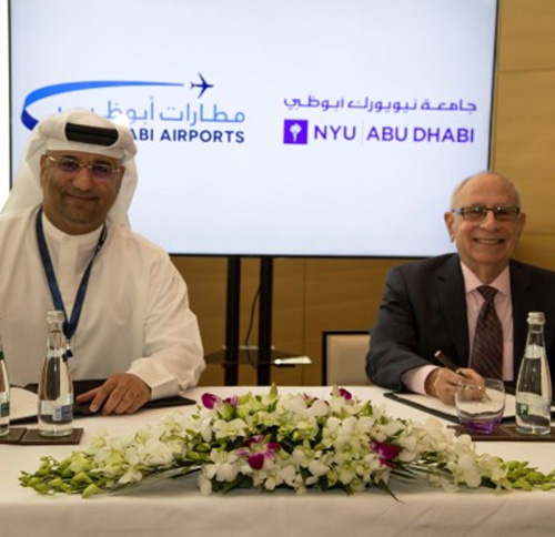 NYU Abu Dhabi Signs MoU With Abu Dhabi Airports 